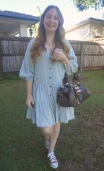 Denim Dresses, Converse and Statement Bags