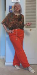 Sarah's Swap, Orange Boss Pants, and Chloe Loafers
