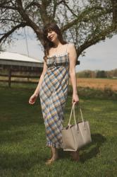 Christy Dawn Sam Dress + Le Tanneur Elena Tote Review