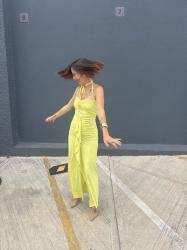 Yellow dress