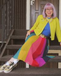 Birthday at Fort Rodd Hill, and Dinner at the Pub: Stripes Two Ways