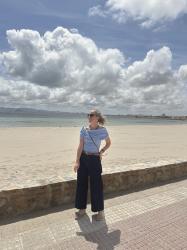 By the beach