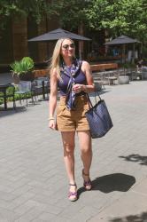 Summer Style: High Waist Paperbag Shorts Summer Style: High Waist Paperbag Shorts