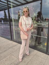Sommerliche Weste mit Streifen