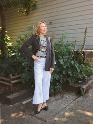 An honest review of Spanx Supersmooth Stretch Twill Cropped Wide Leg Pants