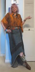 Regret-Me-Not Belt, and a Better Denim Skirt
