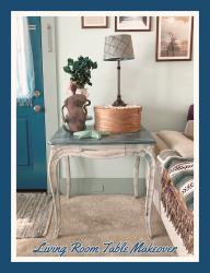Living Room Table Makeover & Spread The Kindness Link Up On the Edge #766