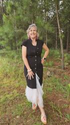 Dress over a Dress: Tulle and Shirt Dress