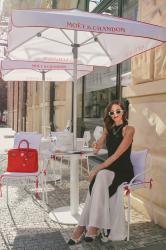 BLACK, WHITE & RED AT THE MOËT & CHANDON TERRACE