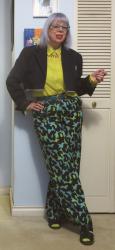 Cropped Bomblazer and Wacky Pants