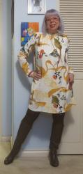 Jammy Dress Two-Fer: Monday Eyes Without A Face; Tuesday Yellow Velvet
