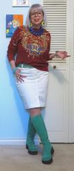 Mom-Day at Cadboro Bay Beach in White Denim and a Tiger, Plus a Wee Shop