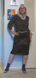 Sheer Layers and Rock Necklace