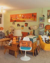 Pumpkins, Ghosts, Witches and More! Our Home at Halloween Time