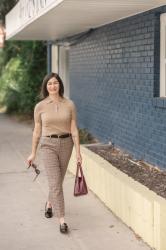 How to Style Plaid Pants When You’re Petite (Fall Outfit Inspiration 2025)