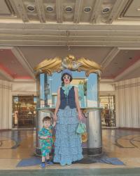 A ruffled skirt and a gentleman..