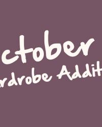 {recap} Wardrobe Update - October 2025