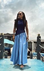 STYLING SHADES OF BLUE: EFFORTLESS BLUE MONOCHROMATIC OUTFIT