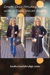 Create Chic Holiday Looks with a Sleek Velvet Jacket