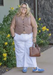 How To Wear Wide Leg Pants with Sneakers