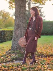 Comment porter la couleur marron ! Mon total look chocolat !