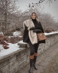 Fur scarf trend