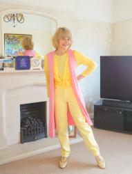 Wear Bright Colours in Winter over 60