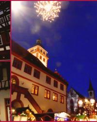 Advent, Advent: malerischer Weihnachtsmarkt in Mosbach