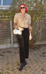 Gold and Black Velvet + Style With a Smile Link Up