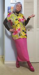 Yellow, Pink and Gold for Book Club Holiday Dinner