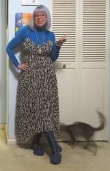 Blue Swoosh and a Puffer, Plus Cats