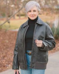 What to Wear With a Leather Jacket Over 50: Outfit Ideas That Actually Work