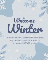 Winter 2025/26 Goals