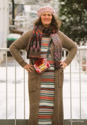 Gestreiftes Strickkleid – leicht & vielseitig 