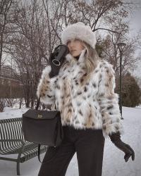 Snow leopard jacket