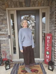 Sequin Skirt for Winter