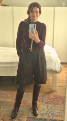 Combat trousers with checked shirt and still look feminine