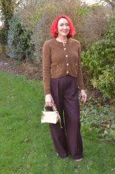 Chocolate Brown With Gold Accents + Style With a Smile Link Up