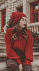 Comment porter la couleur rouge en hiver ?