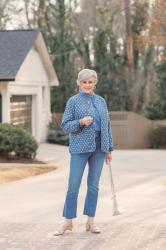 How to Wear Denim on Denim After 50 (With a Quilted Jacket Twist)