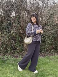 Navy & White with a Padded Jacket - Chic & Stylish Linkup