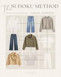 Sudoku Packing | Travel Capsule Wardrobe