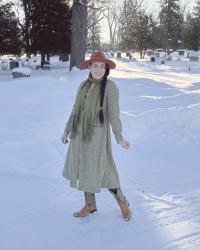 Adventures in Thrifting Part 22: Green Gingham Shirt Dress & Spread The Kindness Link Up On the Edge #795