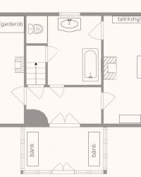 Planritningar och möbleringstankar för Gotlandshuset