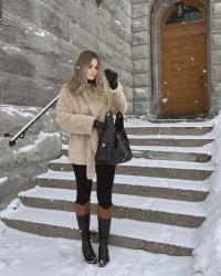 Riding boots in the city