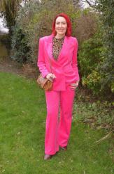 Pink Cord Trouser Suit + Style With a Smile Link Up