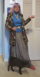 Two-Fer: Floral and Swooshy for Office and a Golden Prince; Jammy S-Dress