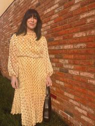 Luxurious Yellow Midi - Chic & Stylish Linkup. 
