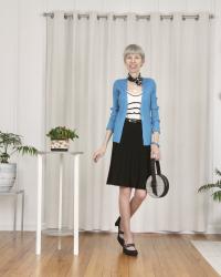 Bright Turquoise Cardigan for a Dopamine Hit!