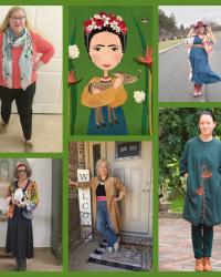 SIA Gallery of Style | “Frida Kahlo and Her Pet Deer Granizo” by Katherine Quinn